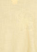 Cotton blouse with embroidered details and 3/4 sleeves, Yellow, Packshot image number 2