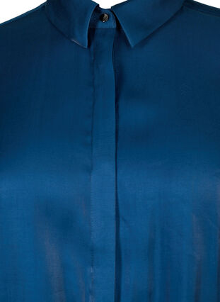 Viscose shirt with ruffles, Titan, Packshot image number 2