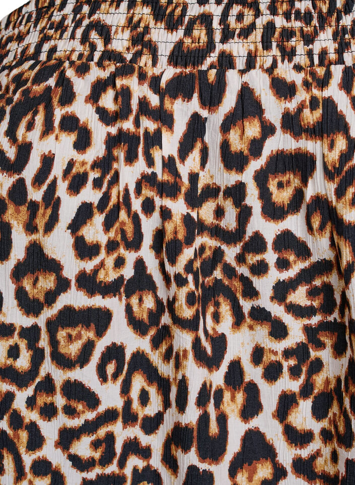 Short viscose dress with spaghetti straps, Beige, Packshot image number 2