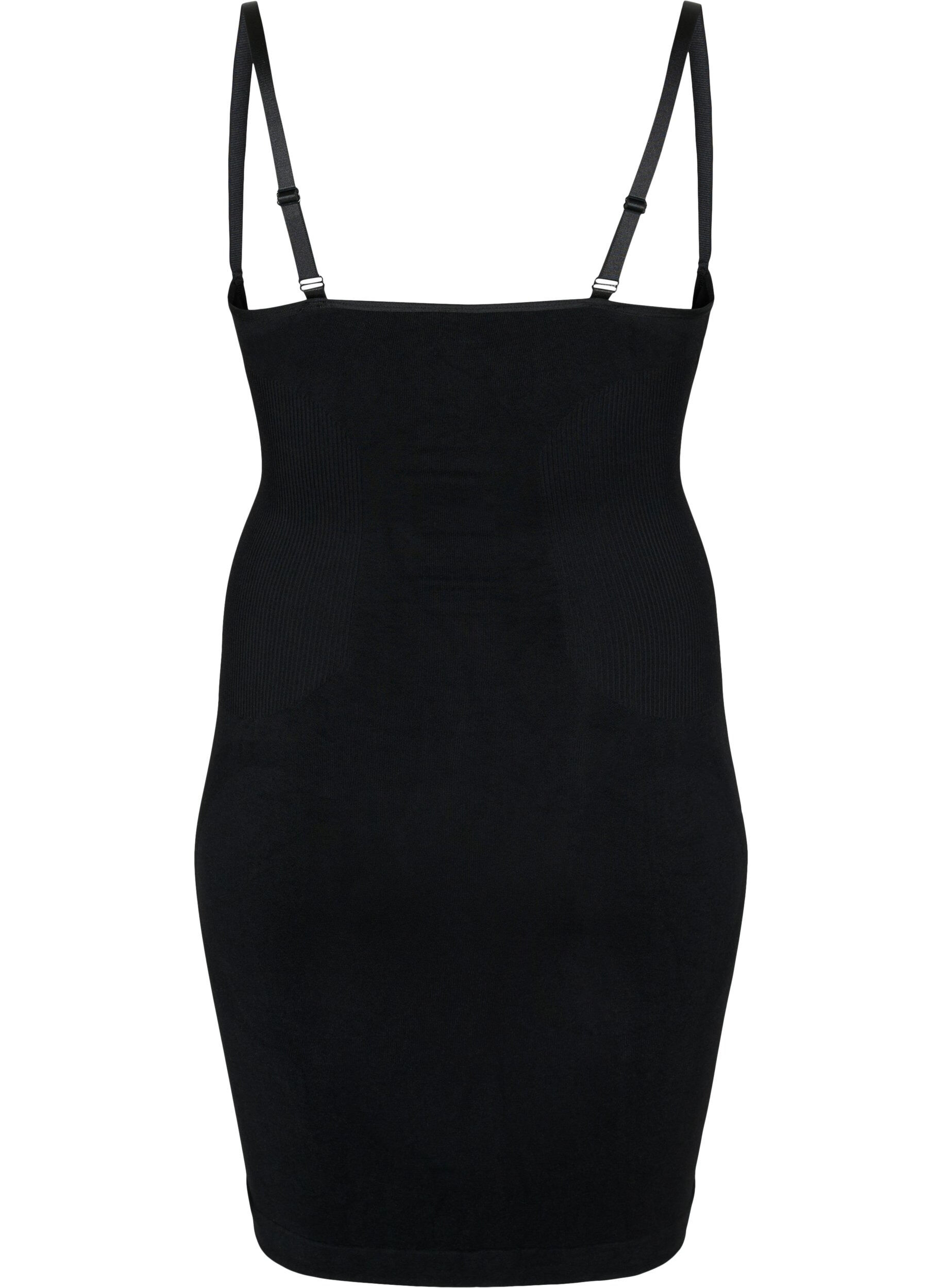 Zizzifashion Torsette shapewear with thin straps, Black, Packshot image number 1