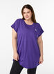 Long training t-shirt, Purple, Model image number 0