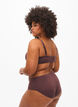 Moulded bra with cross detail, Brown, Model image number 2