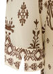 Dress with ornament print and ruffle collar, Beige, Packshot image number 3