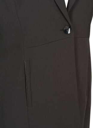 Classic vest with pockets, Black, Packshot image number 3