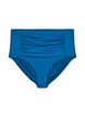 High waisted bikini bottom, Blue, Packshot image number 0