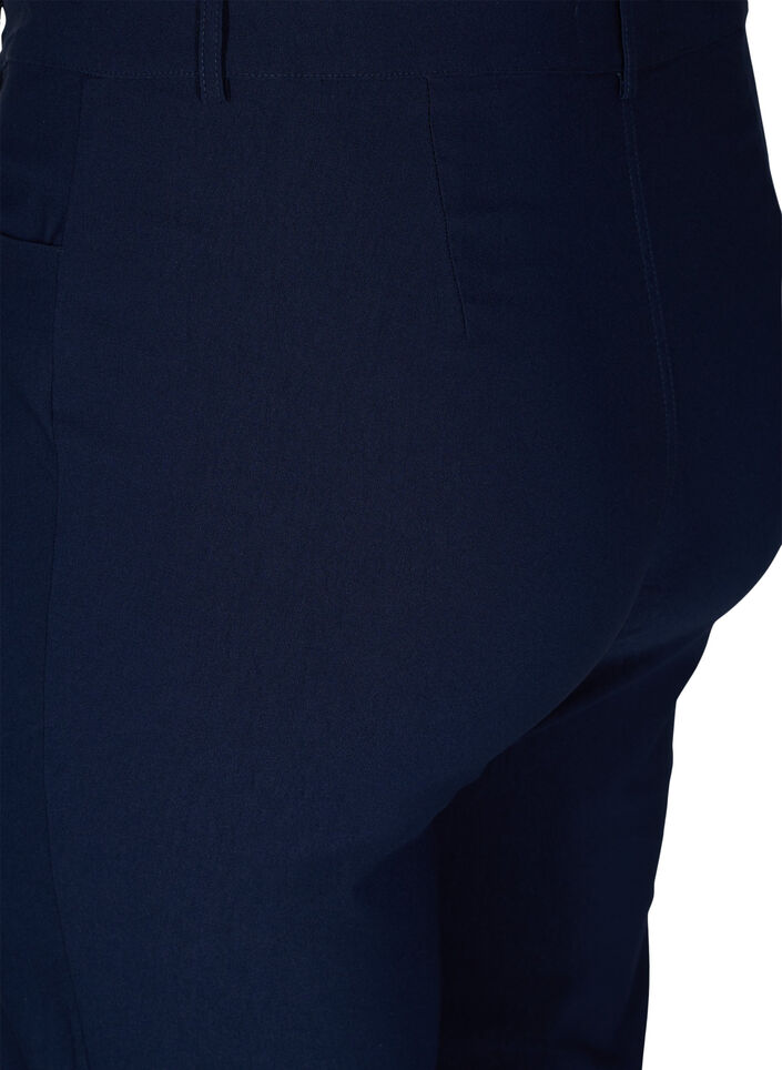 Classic pants in a viscose mix, Blue, Packshot image number 3