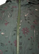 Padded winter jacket with floral print, Green, Packshot image number 2