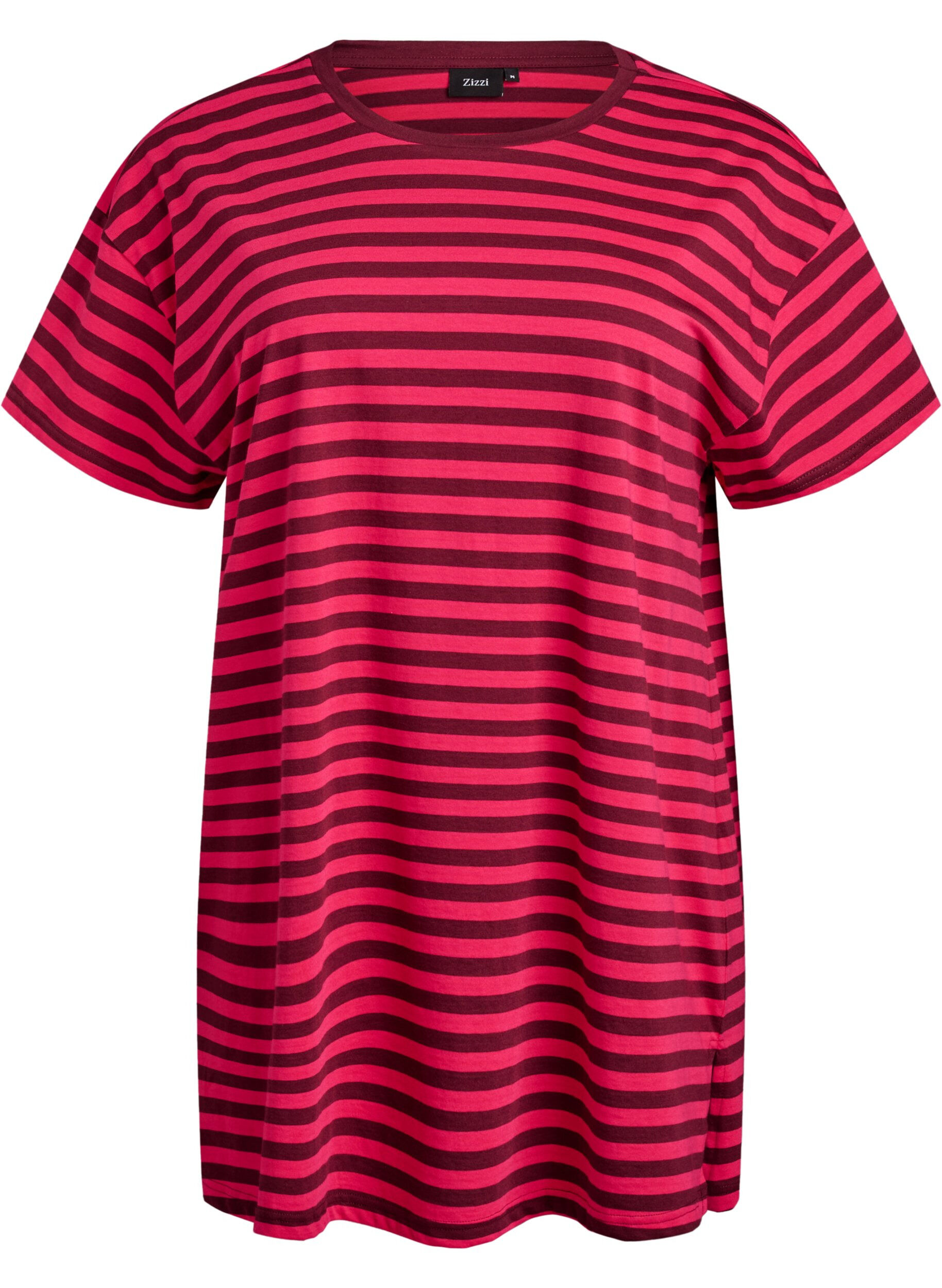 Long striped night T-shirt