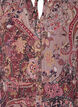 Midi dress with paisley print and elastic waist, Purple, Packshot image number 2