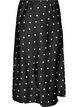 Satin midi skirt, Black, Packshot image number 0
