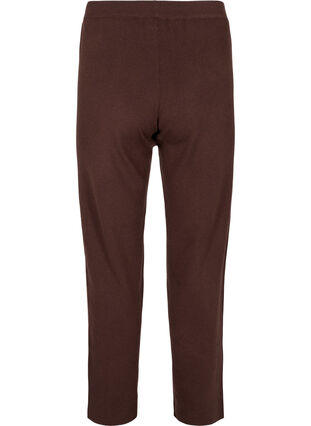 Knitted drawstring trousers, Coffee Bean, Packshot image number 1