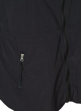 Sports vest with an adjustable waist and pockets, Black, Packshot image number 3