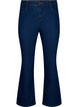 FLASH - High waisted jeans with bootcut, Blue, Packshot image number 0