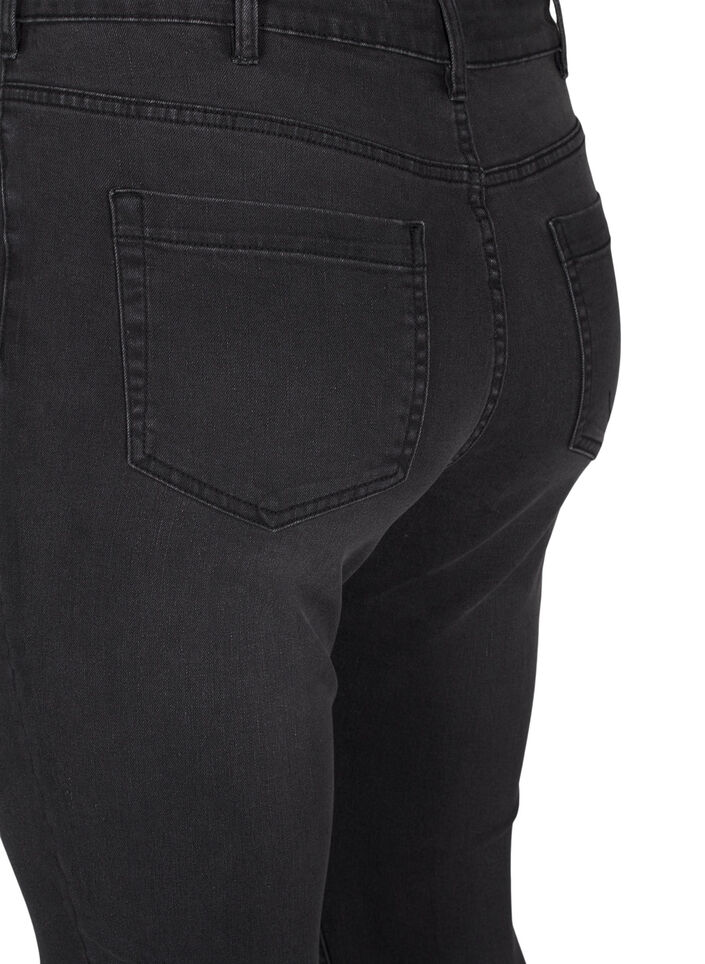 Amy jeans with a high waist and super slim fit, Dark Grey, Packshot image number 3
