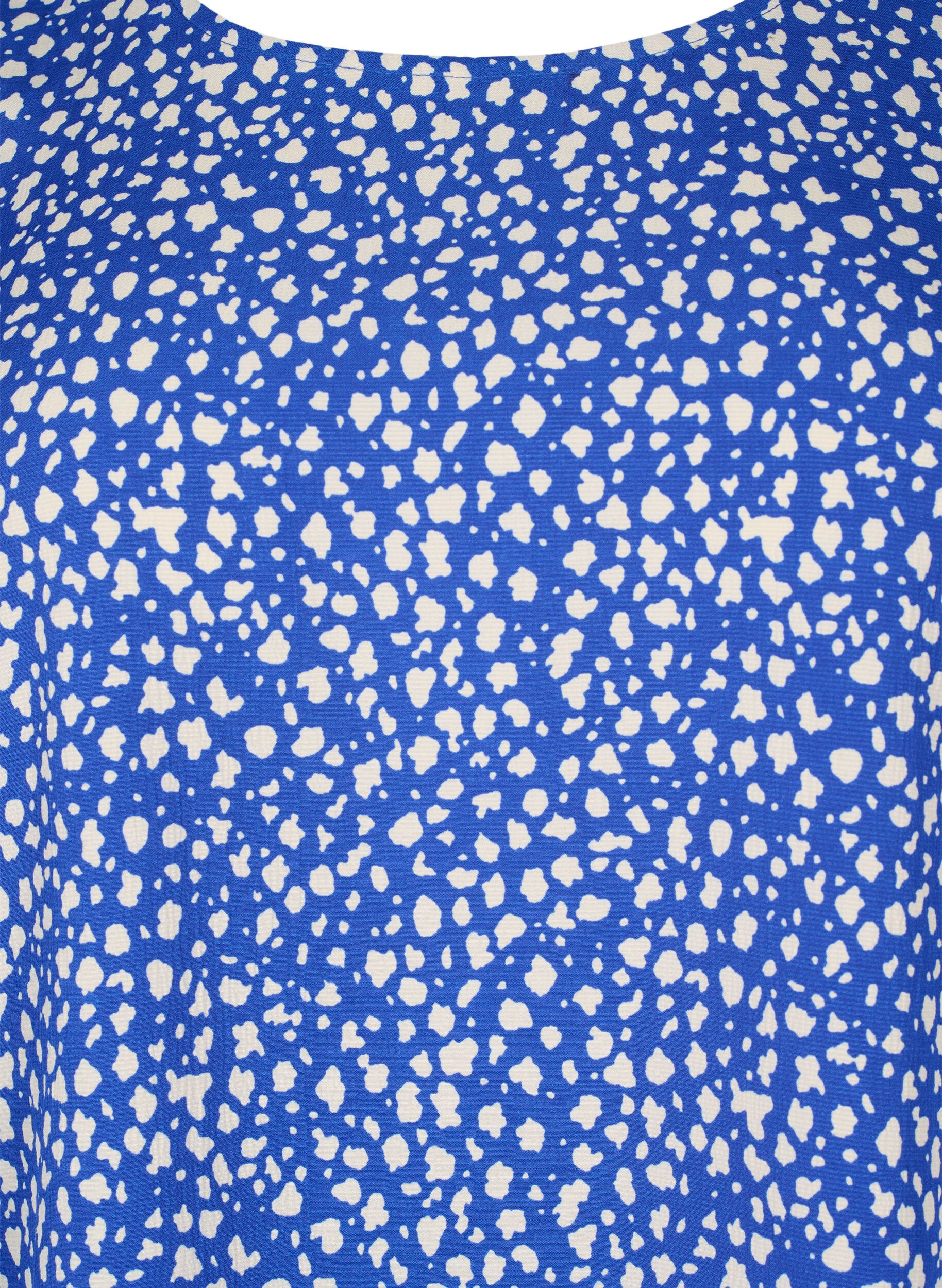 Zizzifashion FLASH - Short sleeve blouse with print, Surf the web Dot, Packshot image number 2