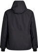 Ski jacket with hood and zip pockets, Black, Packshot image number 1