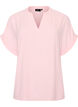 Loose blouse with short sleeves, Rose, Packshot image number 0