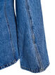 Denim jacket with shaping seams and a V-neck, Blue, Packshot image number 4