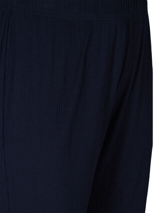 Loose trousers made from ribbed material, Navy Blazer, Packshot image number 2