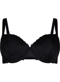 Molded lace bra with underwire