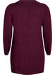 Long knitted cardigan in a viscose blend, Red, Packshot image number 1