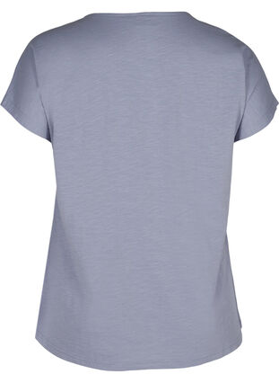 Cotton t-shirt with print details, Silver Bullet FLOWER, Packshot image number 1