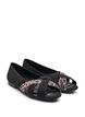 Wide fit - Pointed ballerina flats, Black, Packshot image number 1