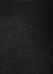 Loose round neck jumper, Black, Packshot image number 2