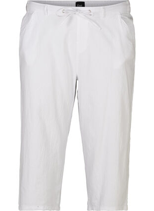 3/4 pants, Bright White, Packshot image number 0