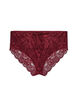 Panties with lace and a bow detail at the back, Dark Bordeaux, Packshot image number 1