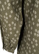Long-sleeved tunic with floral print, Green, Packshot image number 3