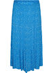 Long skirt with elasticated waist, Blue, Packshot image number 0
