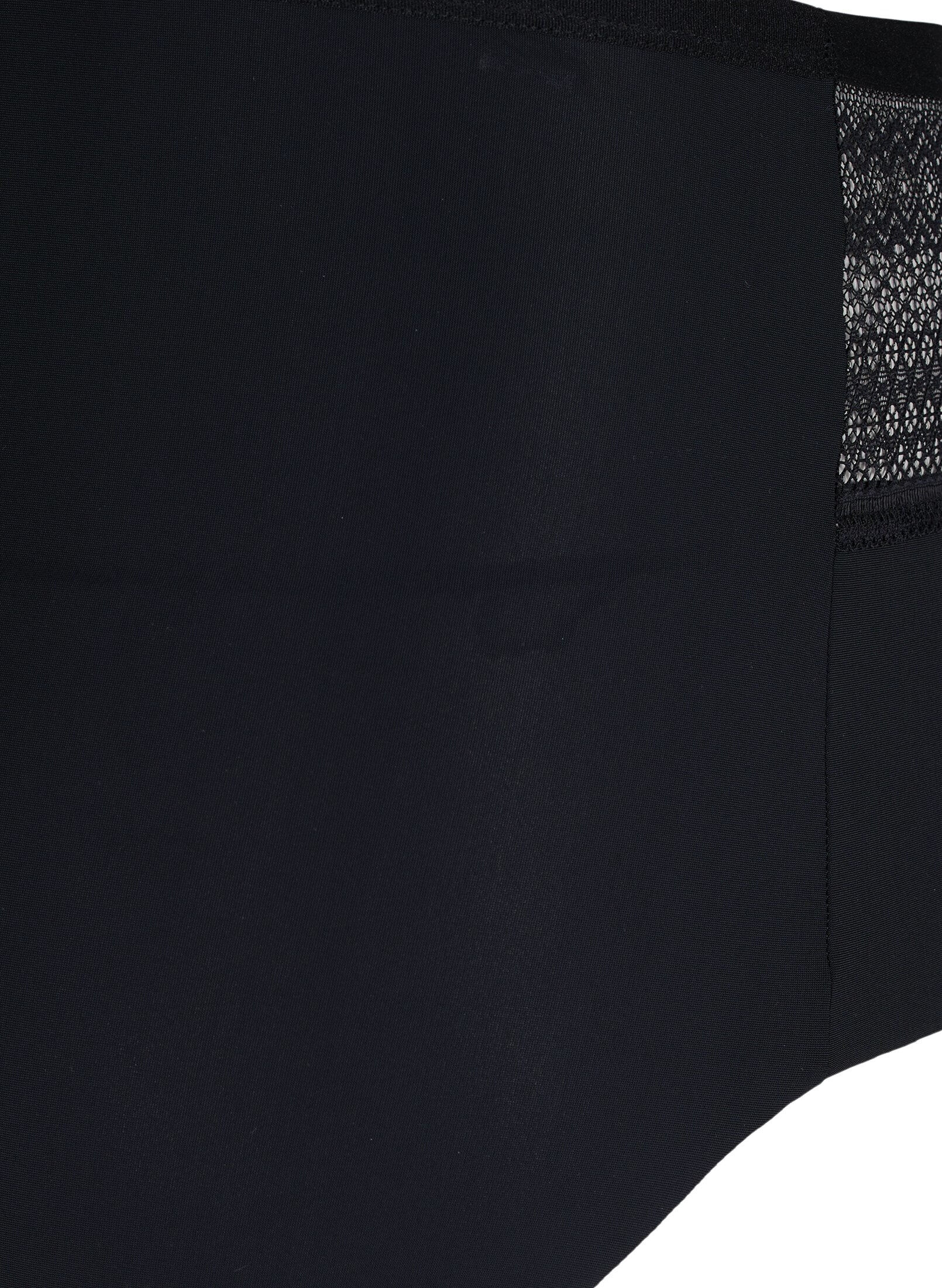 Zizzifashion Panty with extra high waist, Black, Packshot image number 3