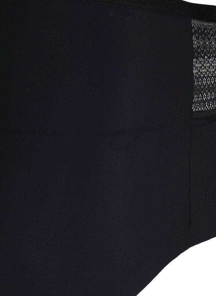 Panty with extra high waist, Black, Packshot image number 3