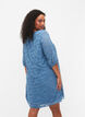 Short-sleeved dress with structure, Coronet Blue, Model image number 1