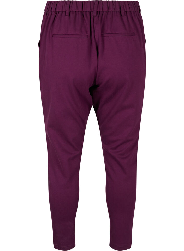 Cropped Maddison trousers, Purple, Packshot image number 1