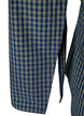 Cotton shirt with a checked pattern and concealed button fastening, Blue, Packshot image number 4