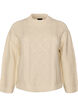 Jumper with a cable knit pattern, Vanilla, Packshot image number 0