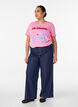 T-shirt with motif, Rose, Model image number 1