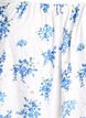 Floral blouse with a square neckline and eyelet embroidery, White, Packshot image number 2
