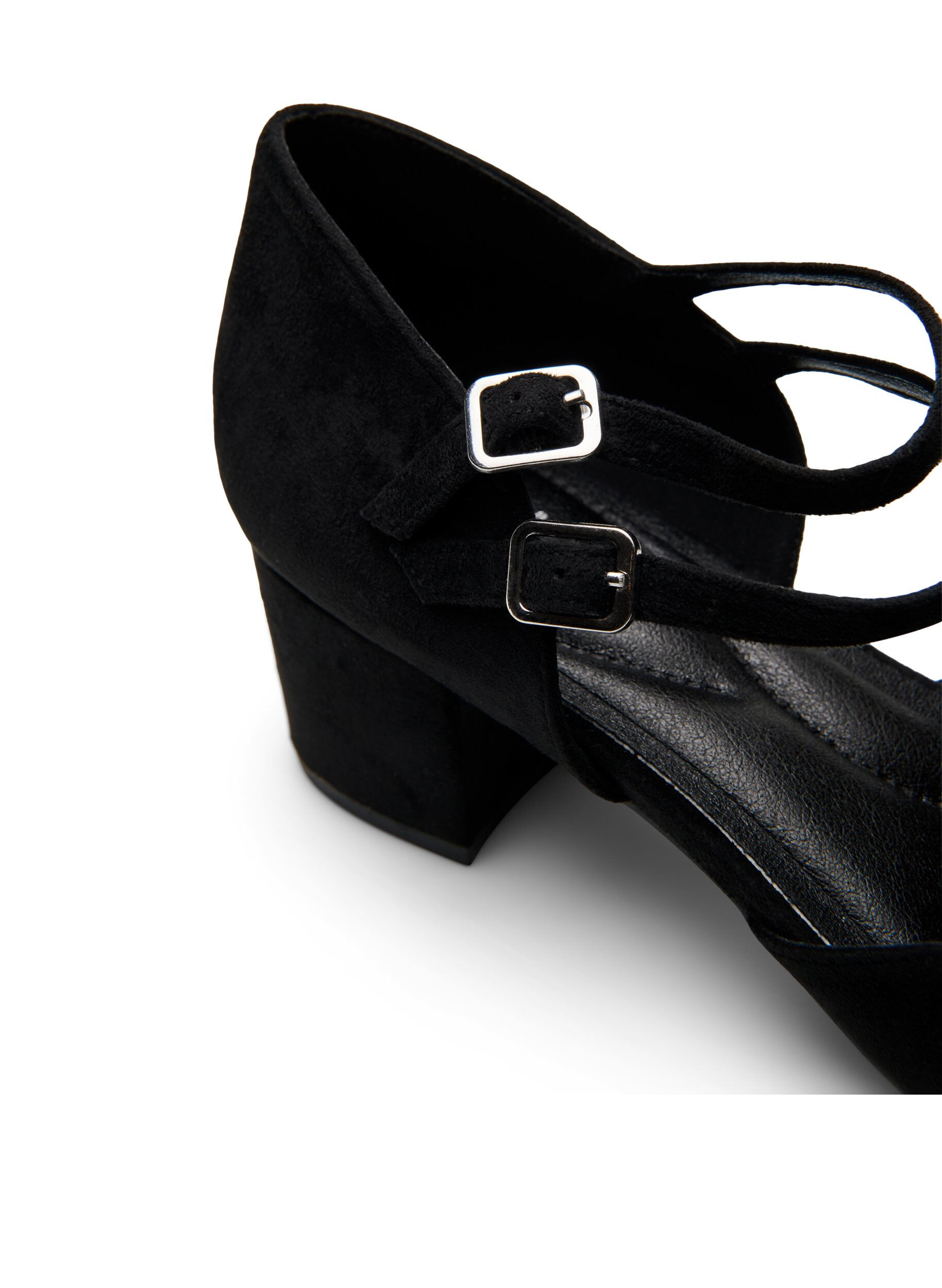 Zizzifashion Wide fit - Pumps with double straps, Black, Packshot image number 3