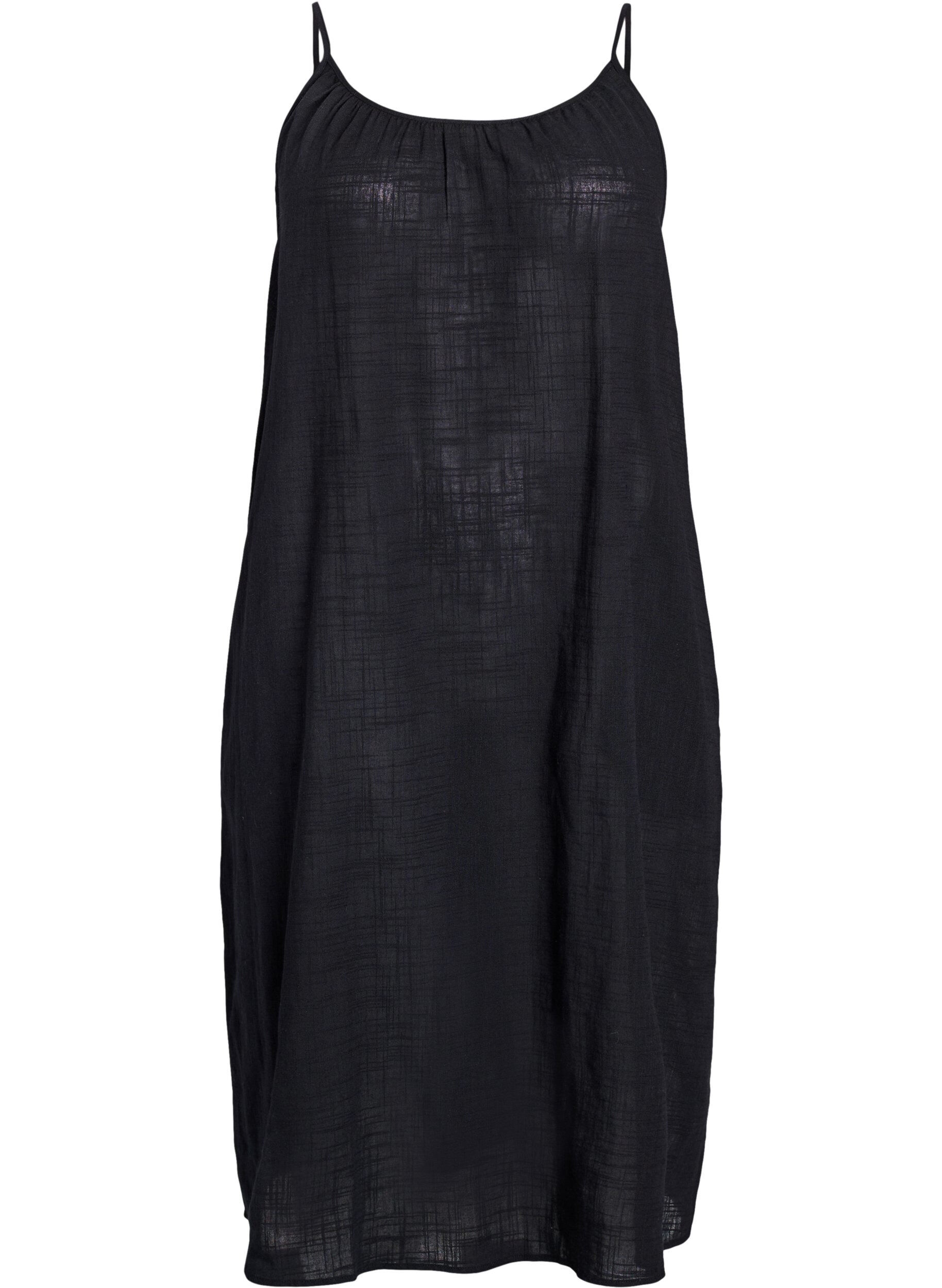 FLASH - Midi-length cotton strap dress