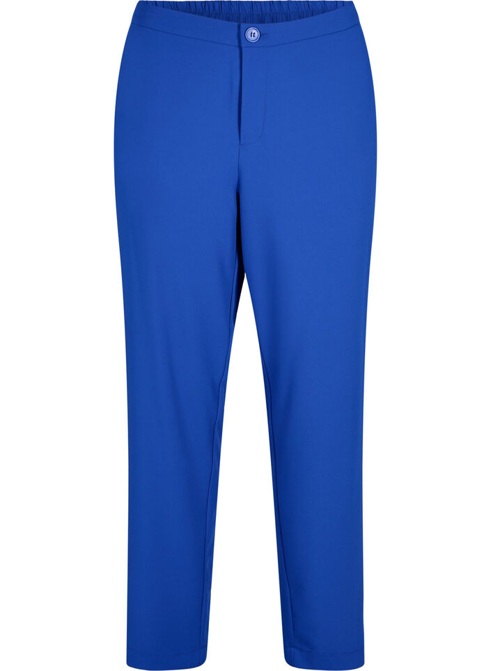 Classic trousers with pockets, Blue, Packshot image number 0
