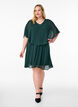 Short chiffon party dress with layered effect, Green, Model image number 1