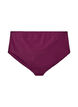High-waisted bikini briefs with draping, Purple, Packshot image number 1