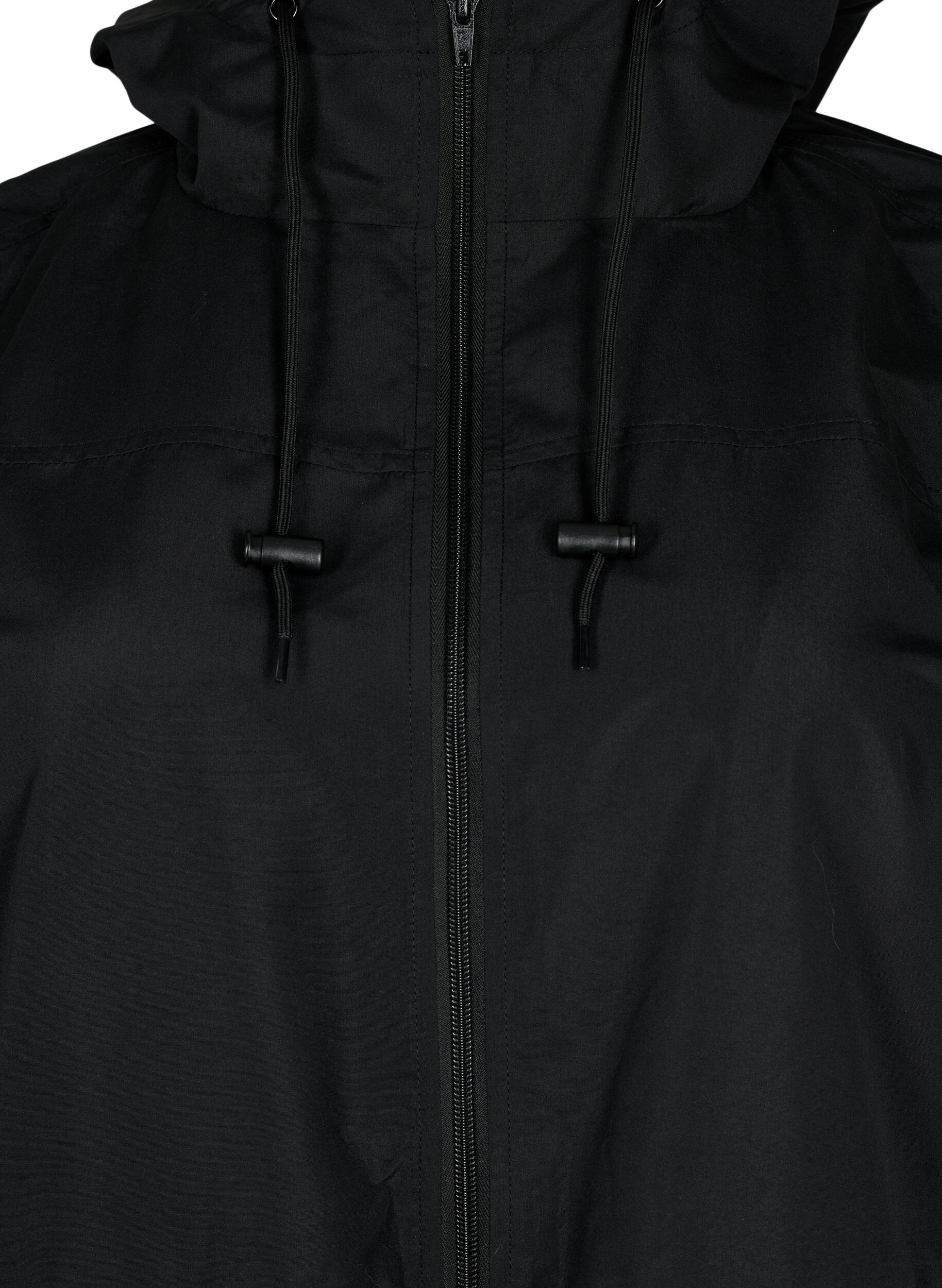 Zizzifashion FLASH - Water-repellent parka with hood, Black, Packshot image number 2
