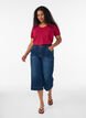 Basic plain cotton t-shirt, Red, Model image number 1