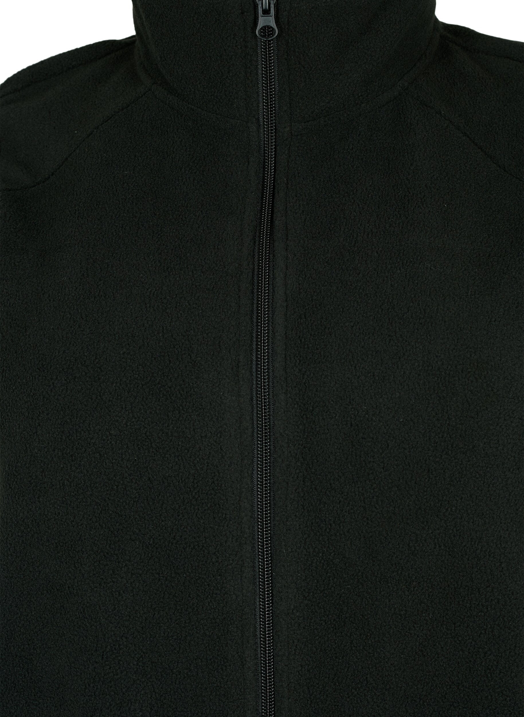 ZizzifashionFleece vest with pockets, Black, Packshot image number 2