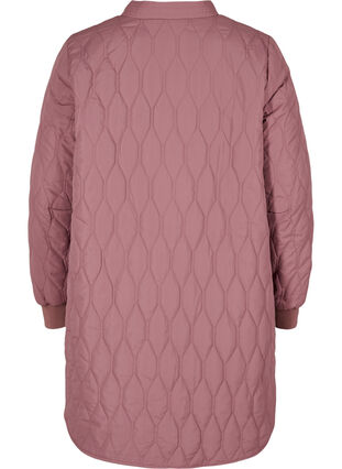 Quilted jacket with pockets, Rose Taupe, Packshot image number 1