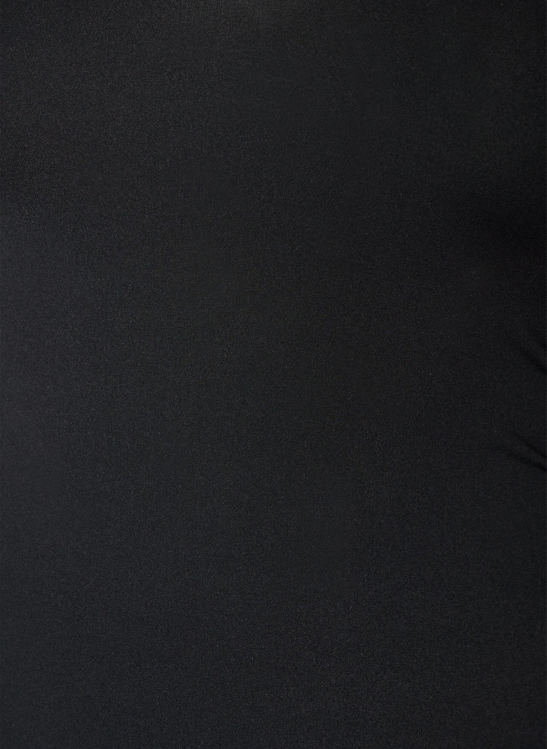 Zizzifashion Swimsuit with padded top and cut-out back detail, Black, Packshot image number 2